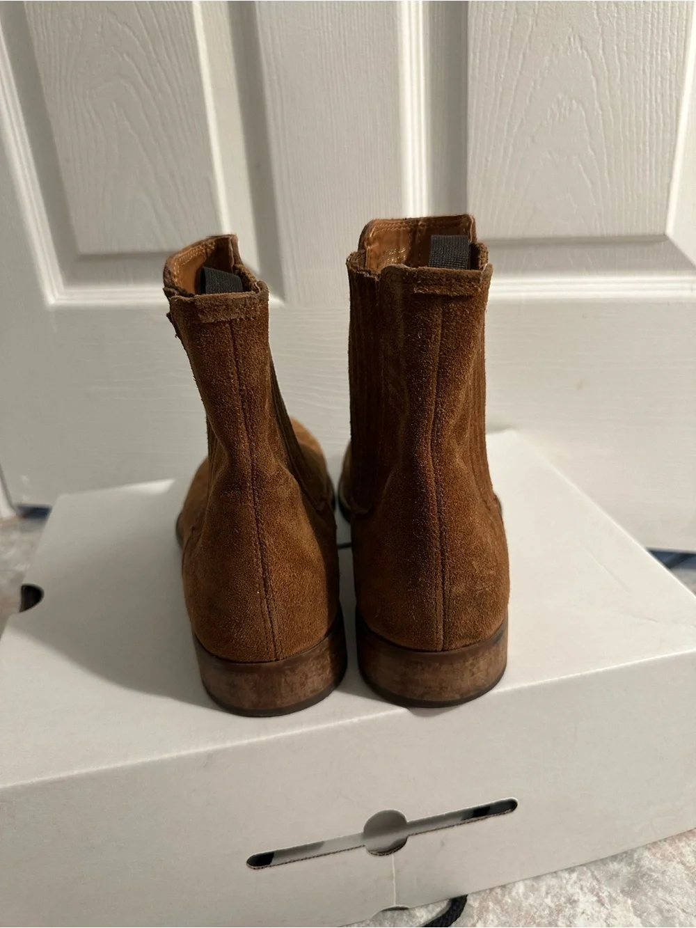 ALDO Genuine Suede Chelsea Boots – Brown/Tan – Men’s Size 8 (EU 41)